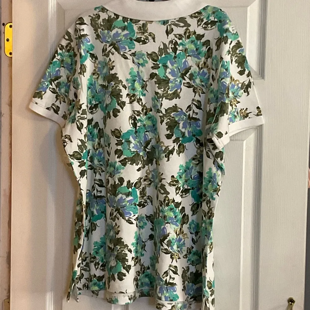 Floral Polo Shirt by LAURA SCOTT - Image 2