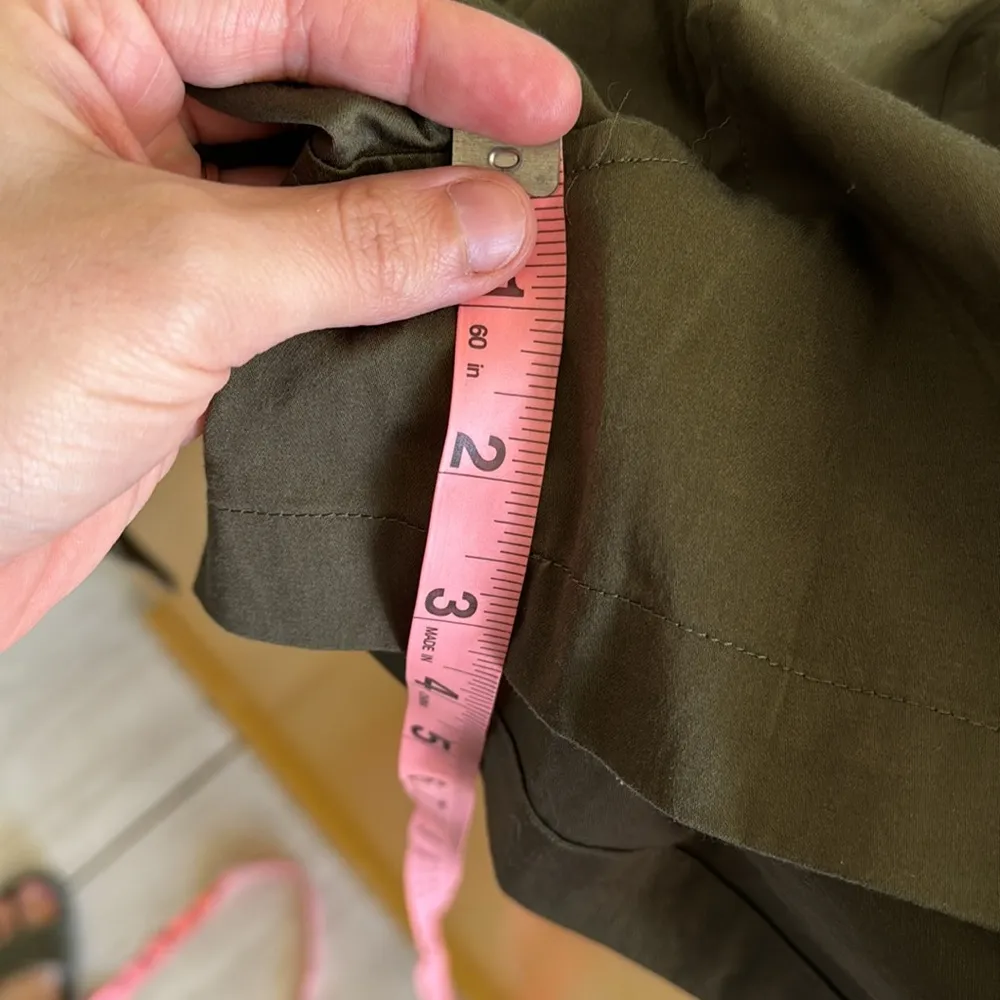 Johnny Was Pete & Greta Green Zola Belted Poplin Shorts Boho Chic XS - Image 9