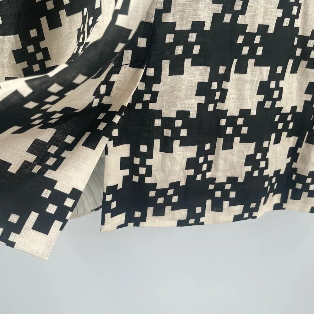 HOPE FOR FLOWERS By Tracy Reese Blazer Size Extra Large NWT Peaked Organic Linen - Image 13