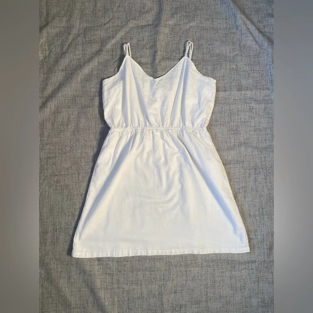 J.Crew Linen cami dress Knee Length Women Size XL, summer vacation brunch - Image 3