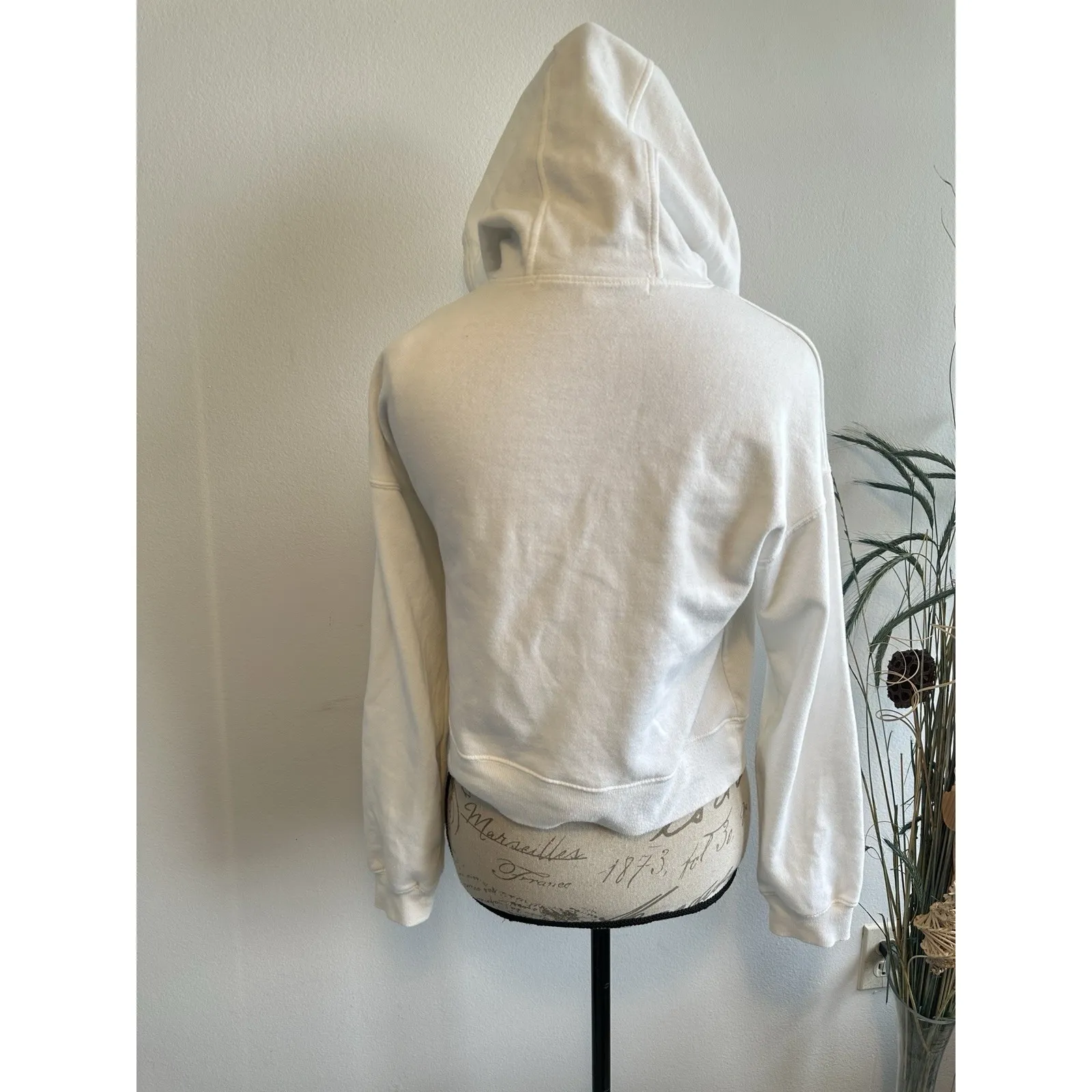 Rebecca Minkoff I Heart You Roxanne Hoodie In White‎ Multi Size S - Image 2