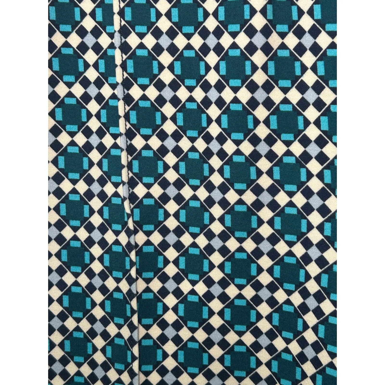 Maeve Anthropologie Cameron Tailored Leggings Teal Print‎ XLT Tall - Image 3