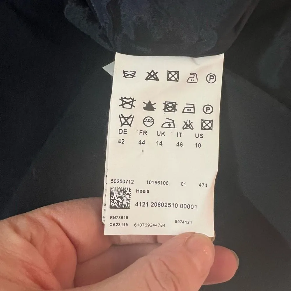 Boss Hugo Boss short sleeve colorblock business professional sheath dress size 1 - Image 9