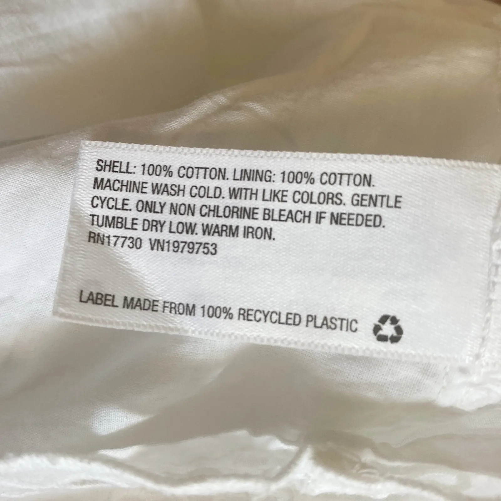 Romantic White Embroidered Eyelet Dress Smocked Waist Bohemian‎ Mini - S NWT - Image 8