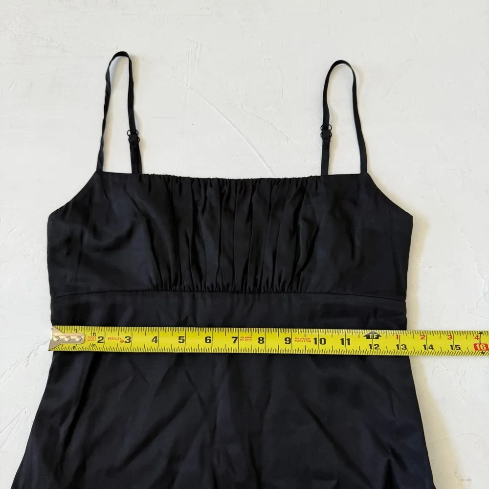 Staud Remington Little Black Y2K Dress Mini Bodycon Spaghetti Strap Size S - Image 10