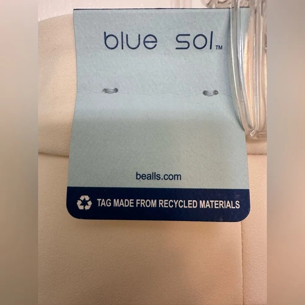 Blue Sol Cream Wide Leg Dress Pants NWT Size 12 - Image 3