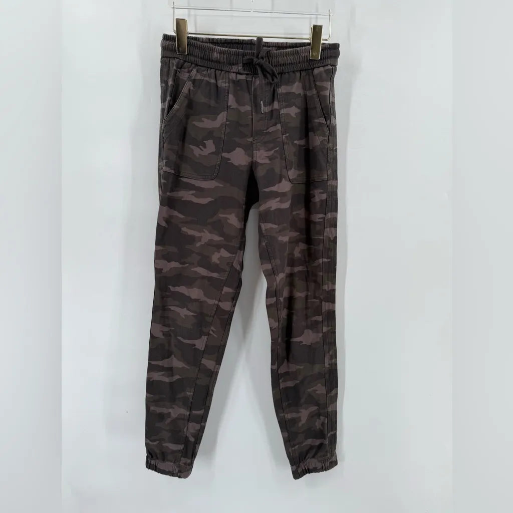 ATHLETA Farallon Camo Jogger Pant Camouflage Elastic Waist‎ Pockets size 2 - Image 4