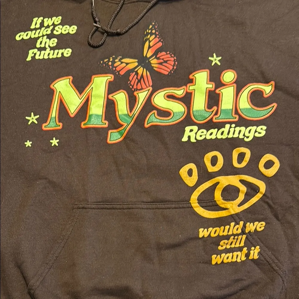Urban Outfitters Mystic Readings Brown Hoodie Size Large - Image 2
