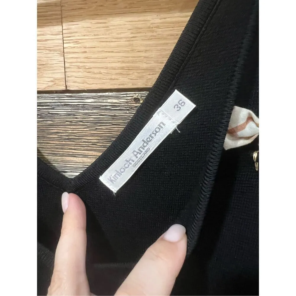 Kinloch Anderson mini sleeveless dress euro sz 36 fit US S Black - Image 3