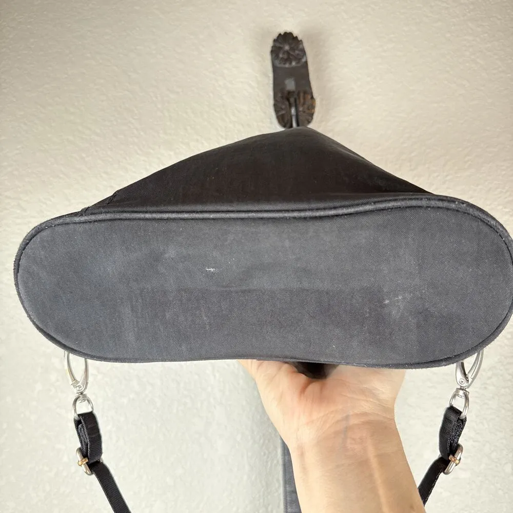 Baggallini Metro Backpack Sling Bag Purse Black Nylon RFID Protection Travel - Image 5