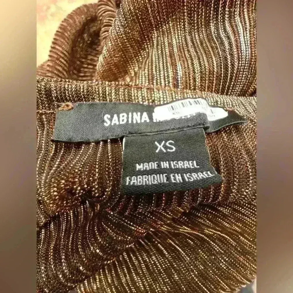 $438 Sabina Musayev x Revolve Carry Dress Brown Mocha Copper Tiered Dress XS - Image 3