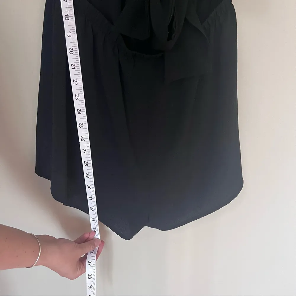 Princess Polly Ragnar Tie Front Romper Black Size 10 - Image 7