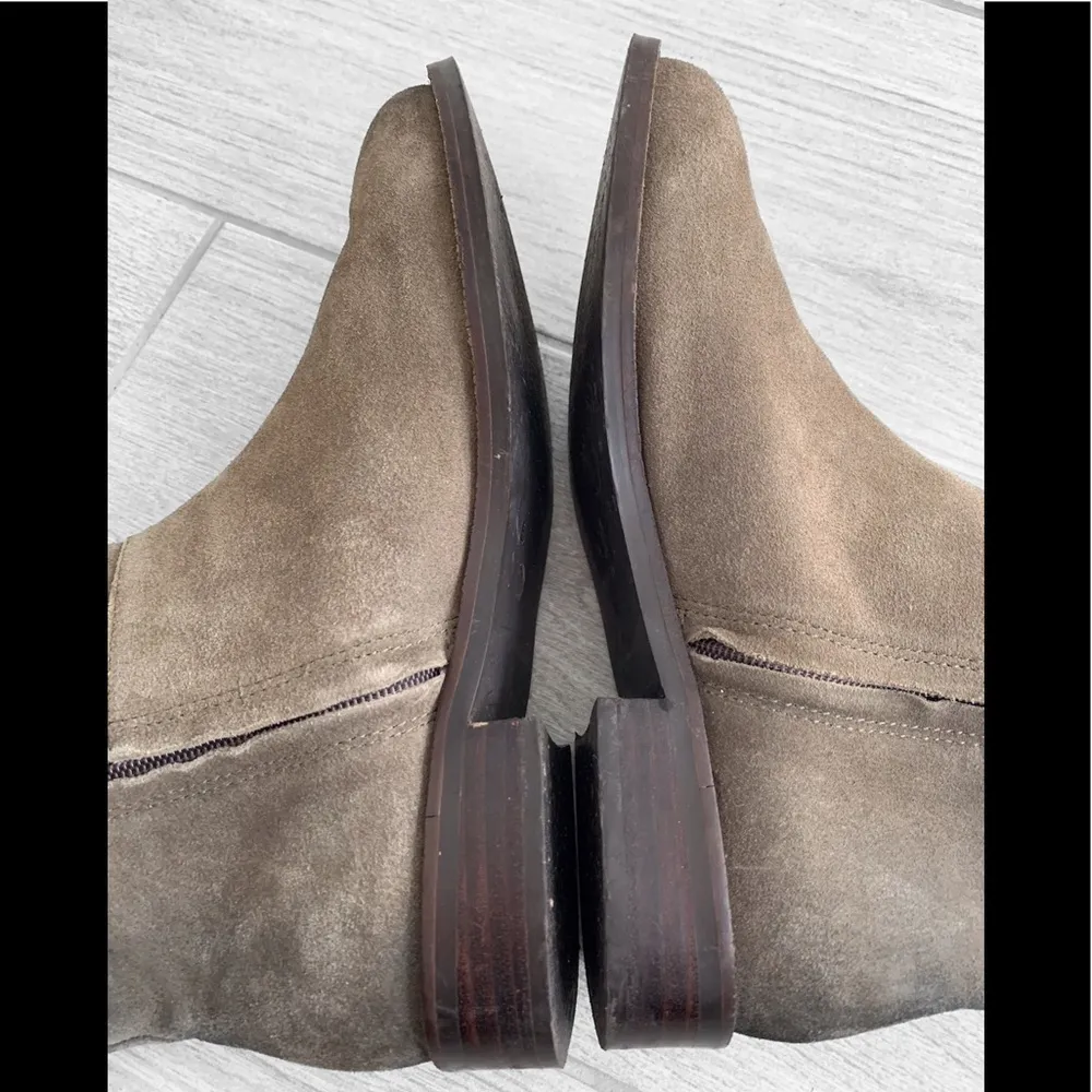 Sole Society Galen Suede Khaki Boots - Image 10