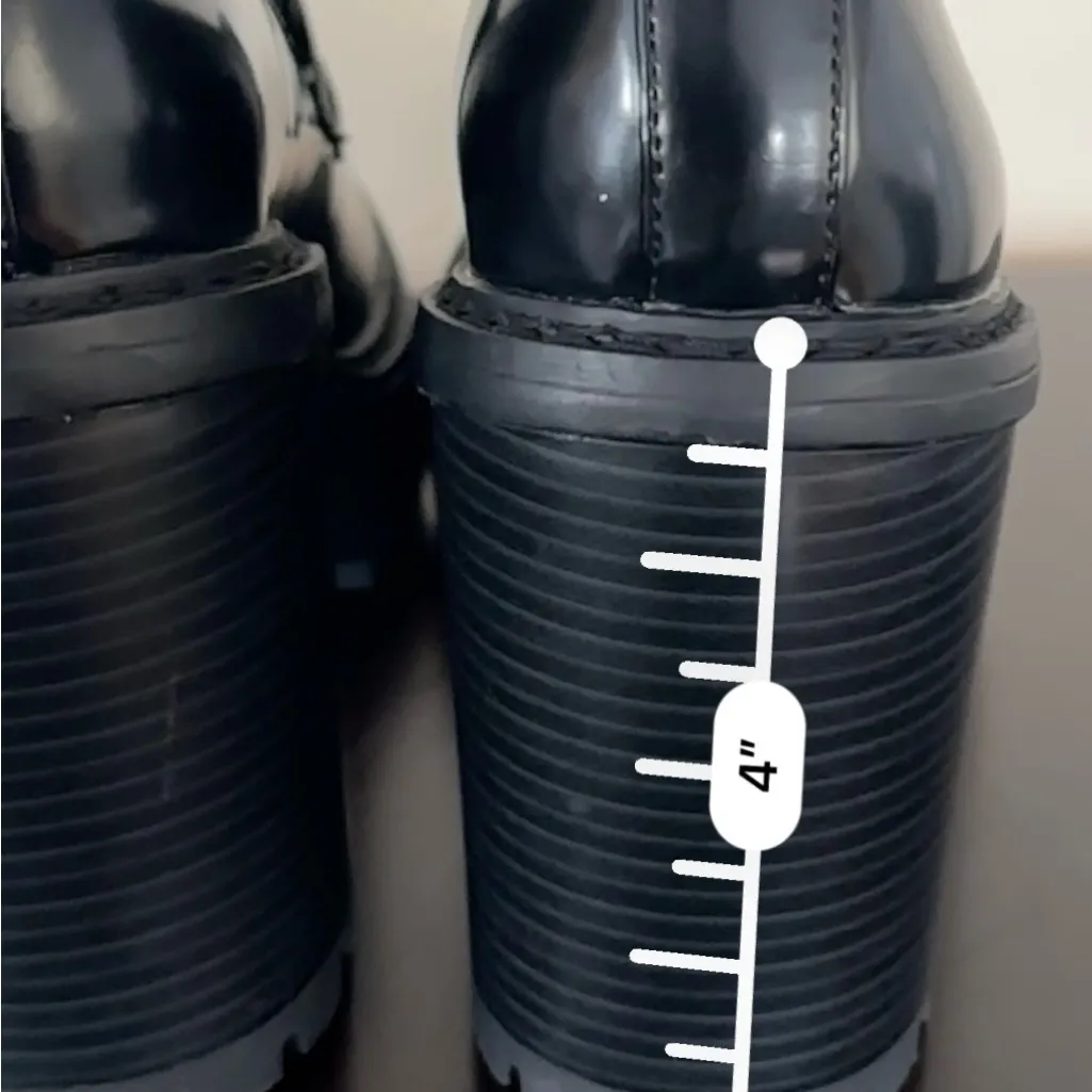 Steve Madden  Kimberley Patent Leather Platform High Heel Loafer - Image 6