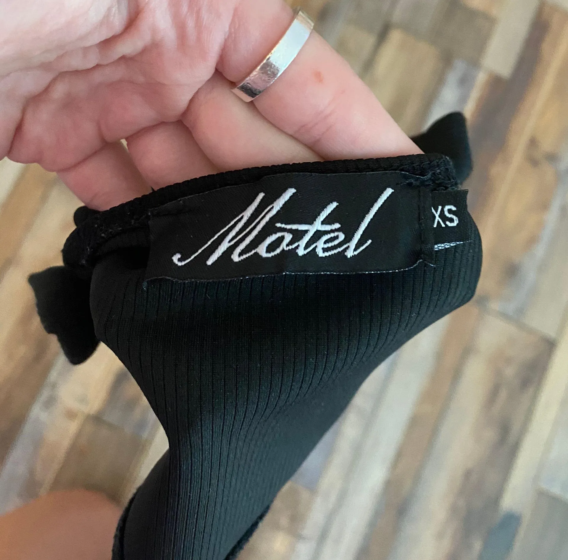 Princess Polly Black Buckle Top - Image 3