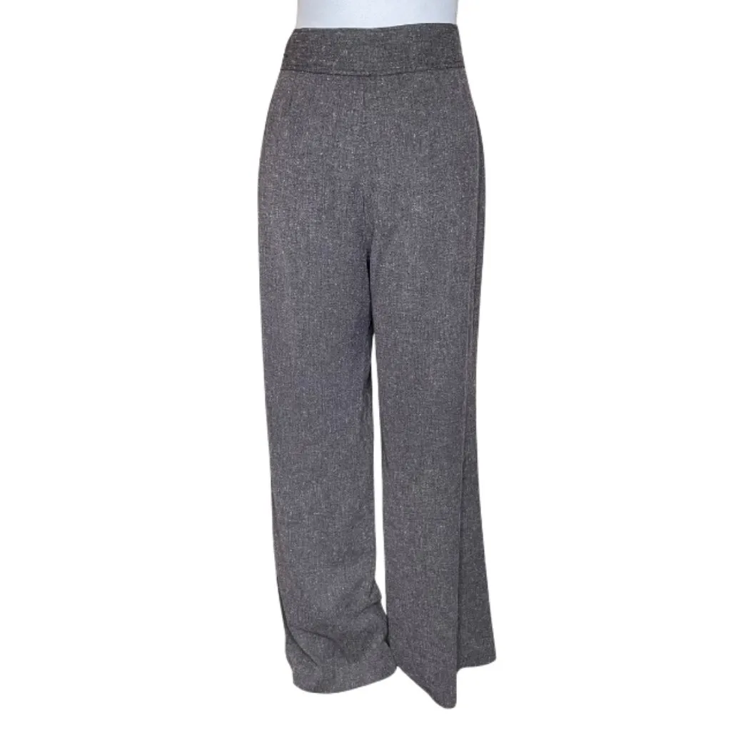 East 5th Womens Secretly Slender Gray Wide Leg Stretch Dress Pants Size 14 - Image 4