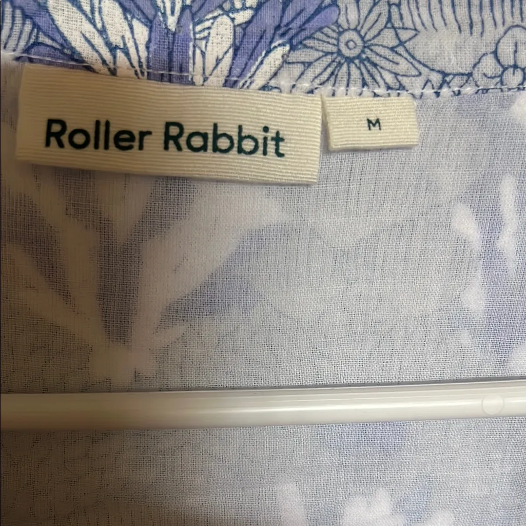 Roller Rabbit Blue and White Floral Tunic coverup - Image 2