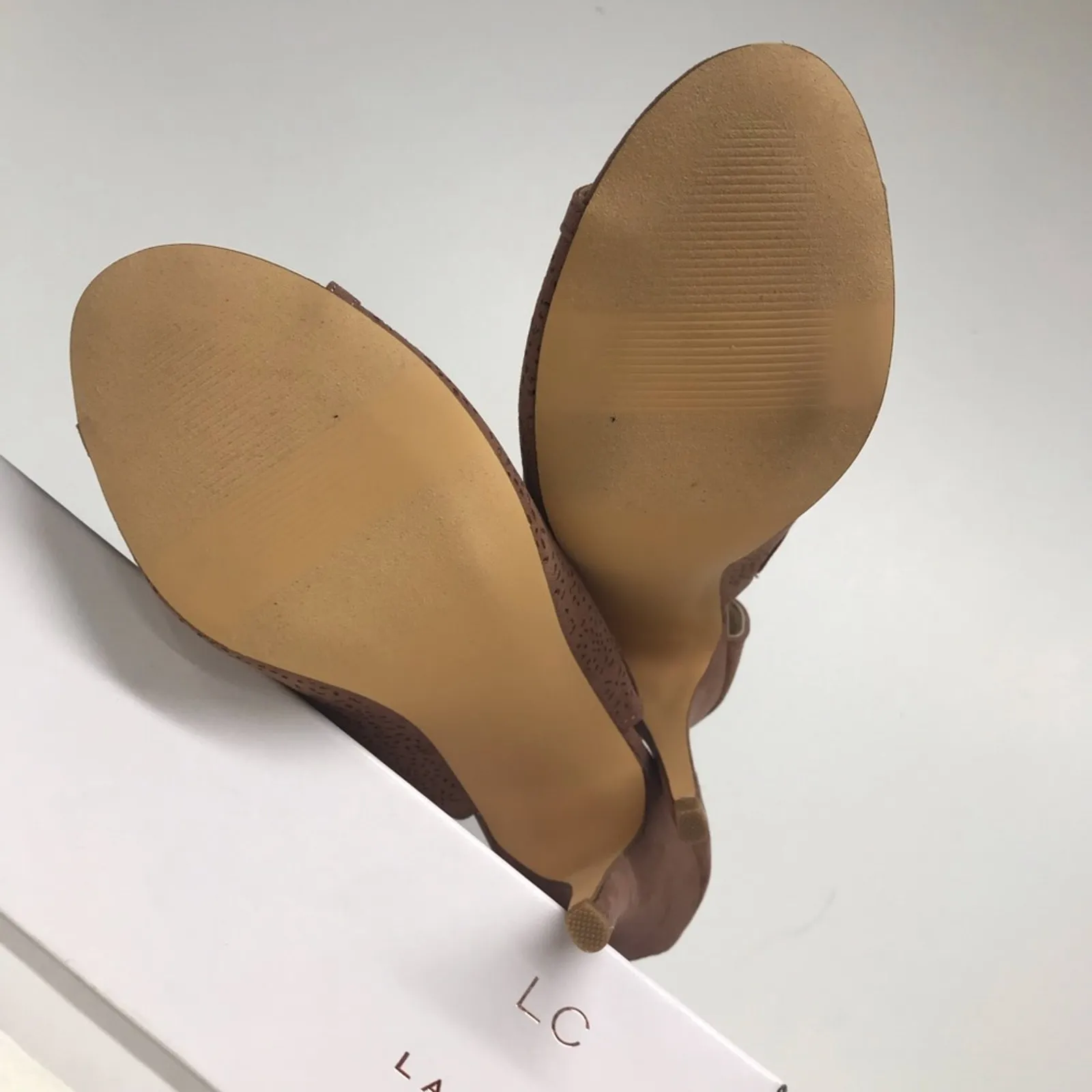 Lauren Conrad Caramel Mauve Heel Shoe Stiletto Womens Size 10 - Image 4