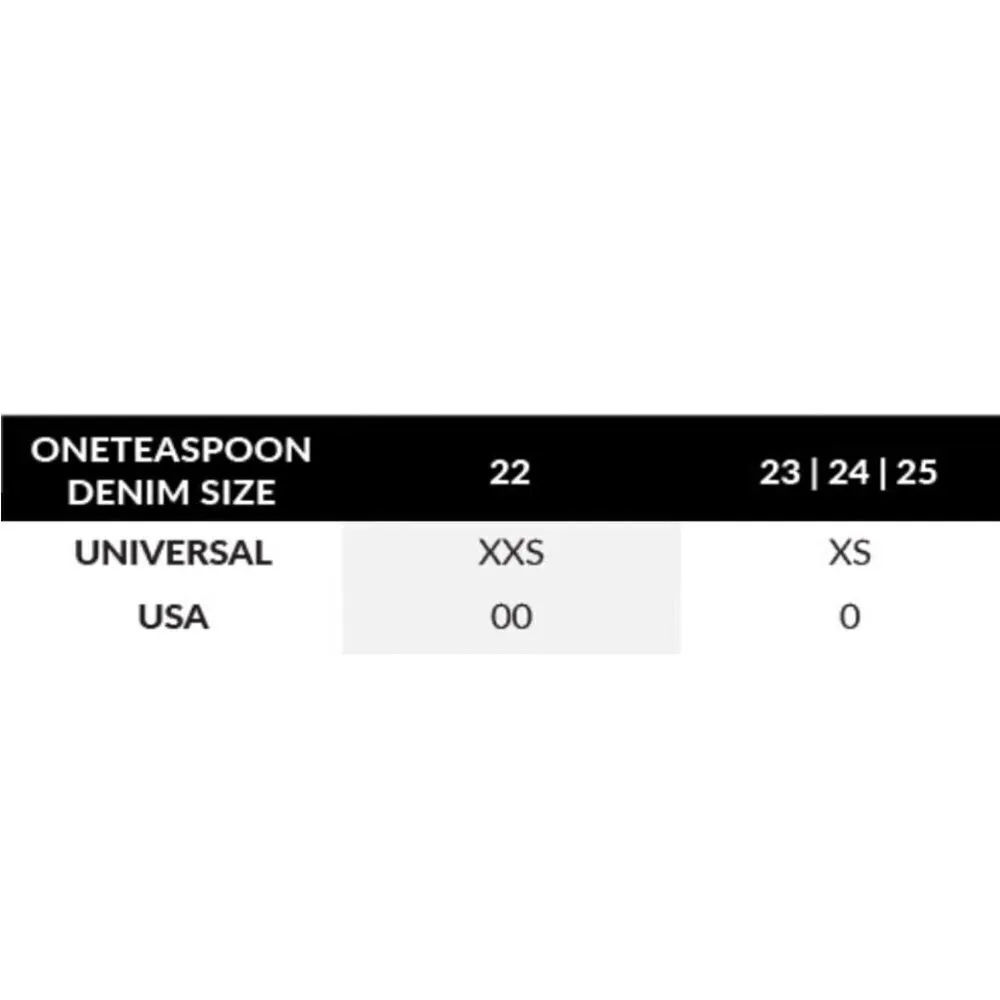 One Teaspoon Denim Skirt 23 NWT Phantome Cadillac Distressed Slit Gray Street - Image 13