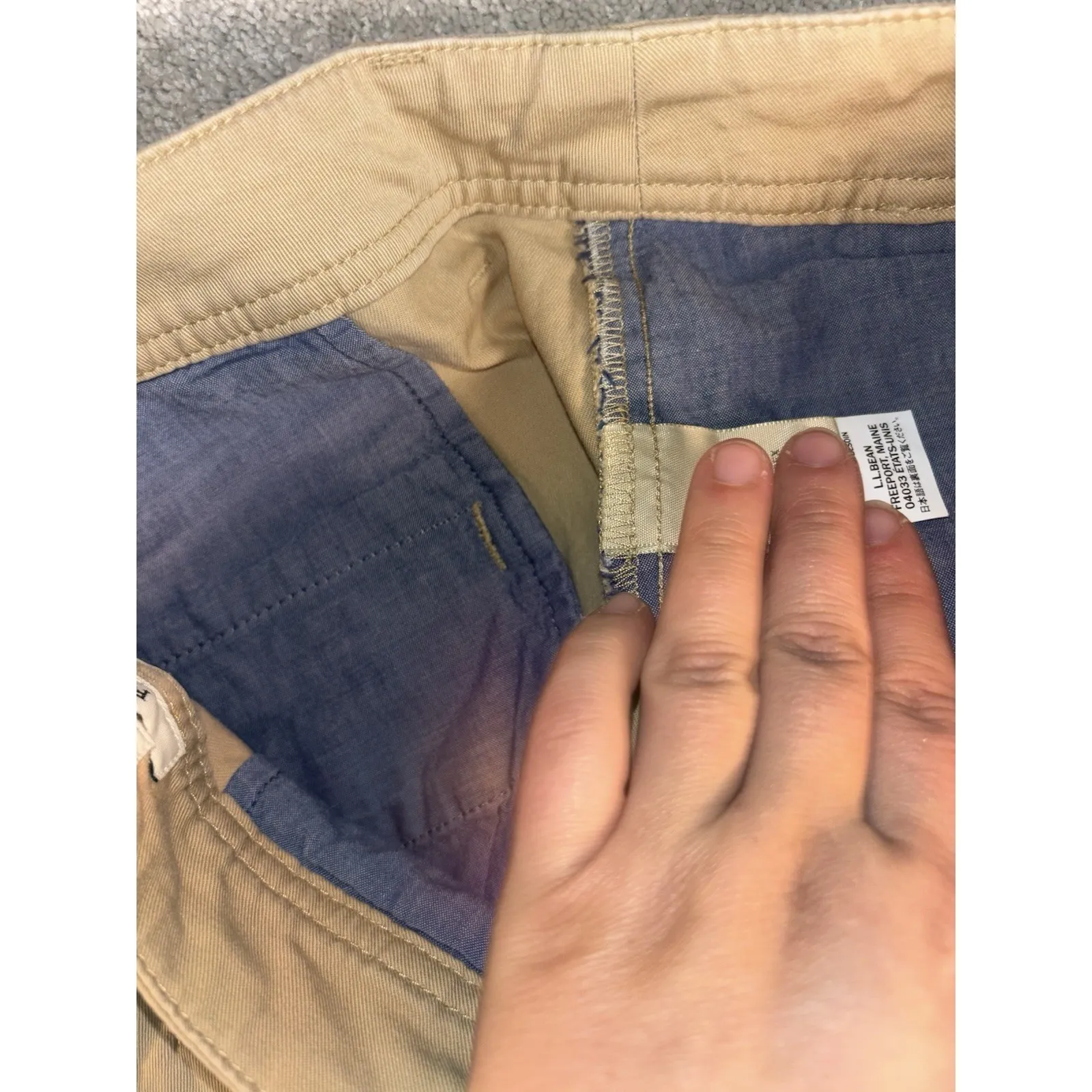 LL Bean‎ Favorite Fit Chino Shorts Womens Size 12 Reg Brown - Image 4