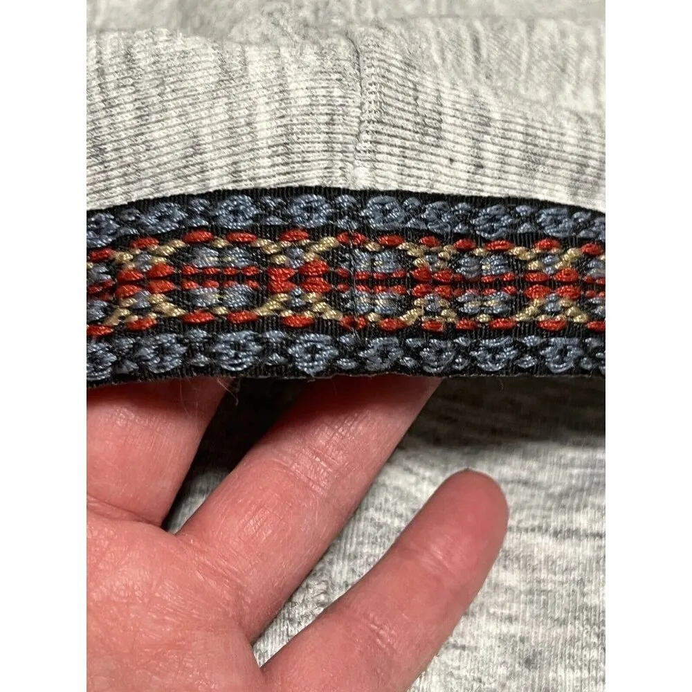 Eddie Bauer Full Zip Hoodie Sweatshirt Size XS Gray Athleisure Preppy Loungewear - Image 3