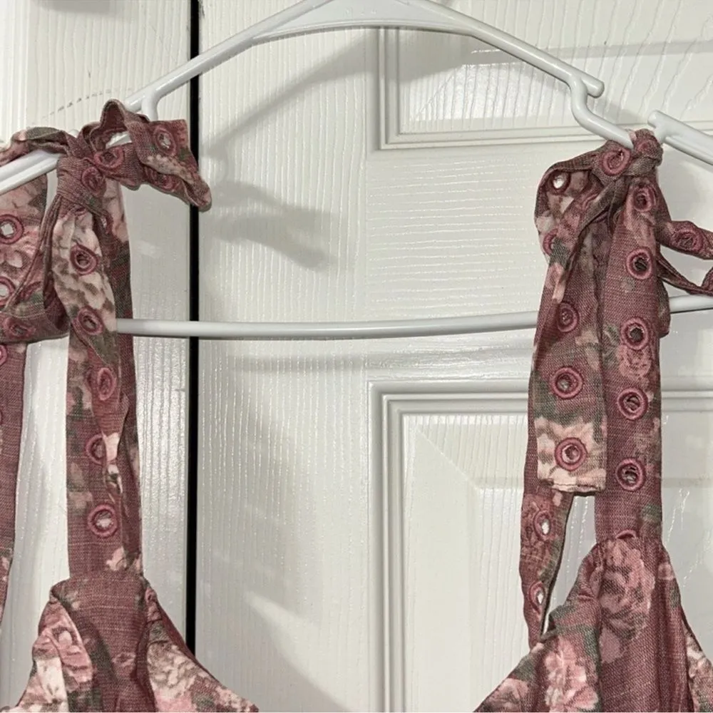 Altar'd State Floral Print Fit & Flare Midi
Dress(Size Large) - Image 7