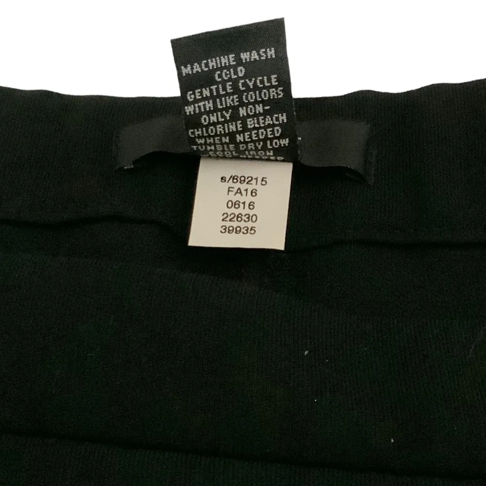 Alfani Women’s Palazzo Pant Wide Leg Cropped Dressy Flowing Deep Black Size 10 - Image 9