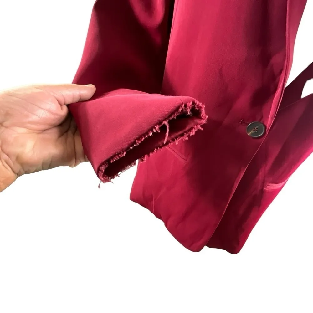 Wayf Long Sleeve Red Blazer - Image 13