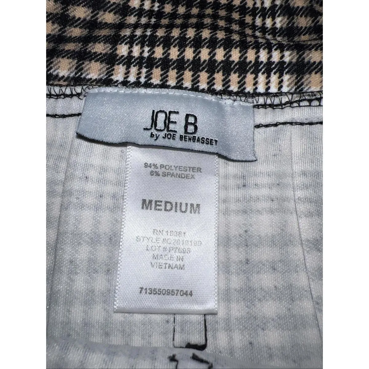 Joe Benbasset Plaid Pleated Mini Skirt Size Medium 90s Clueless Style - Image 3