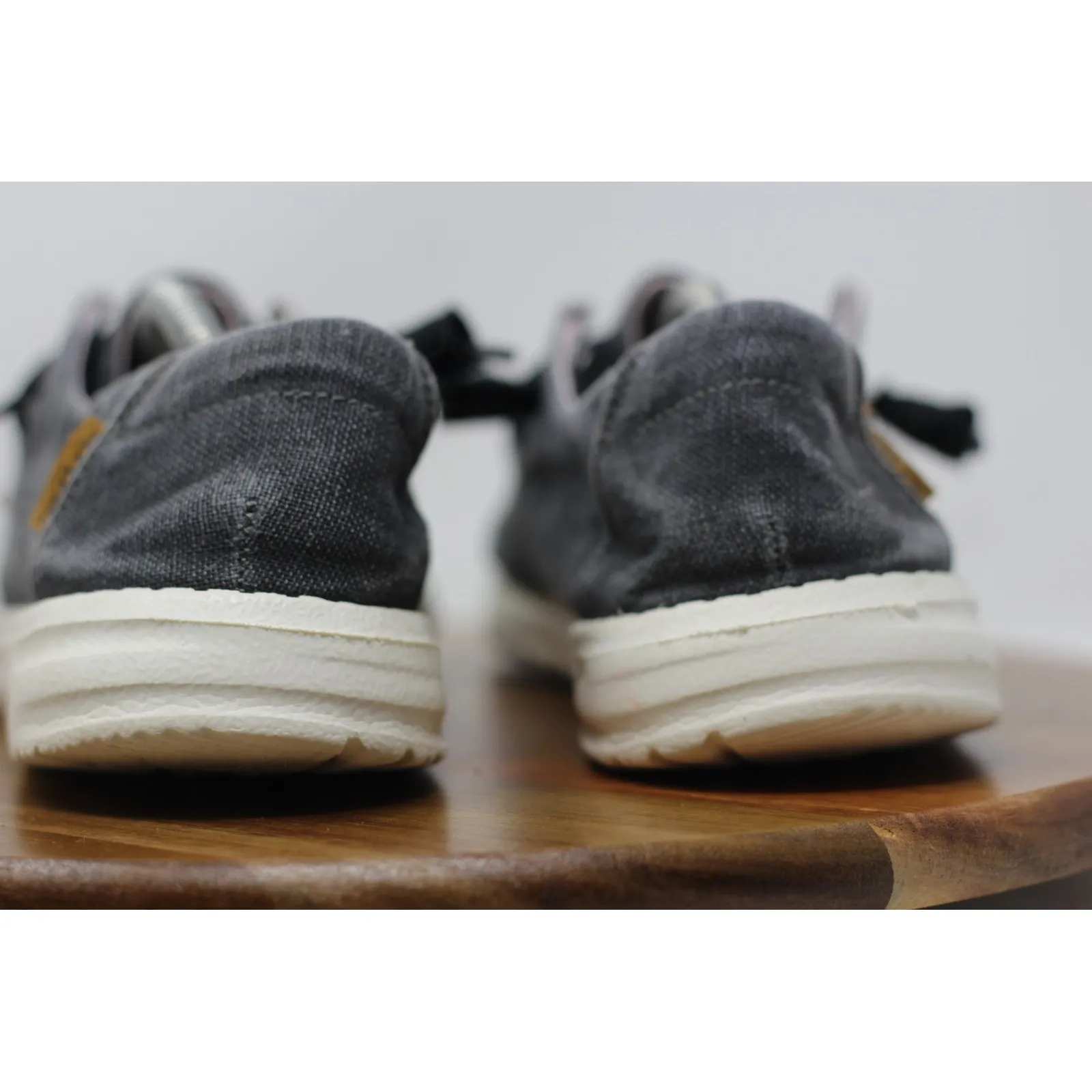 Hey Dude Wendy Chambray Loafers Comfort Casual Slip On‎ Shoes Gray US 7 - Image 6