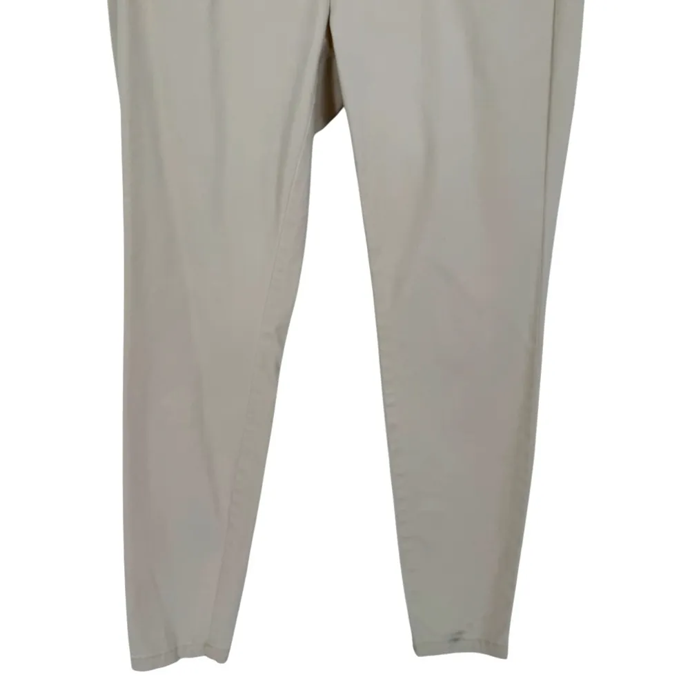 NWT LOFT Women’s 2023 Mid Rise Skinny Ankle Pants Light‎ Khaki Size 4 Preppy - Image 10