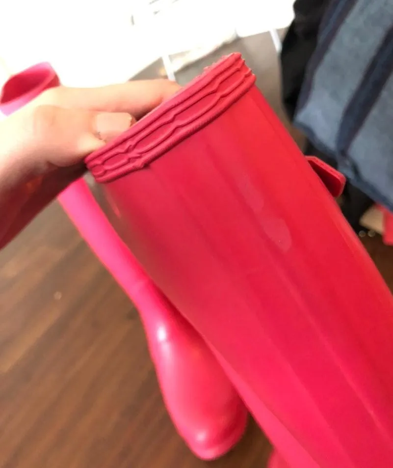 Hunter Hot Pink Rain Boots - Image 3