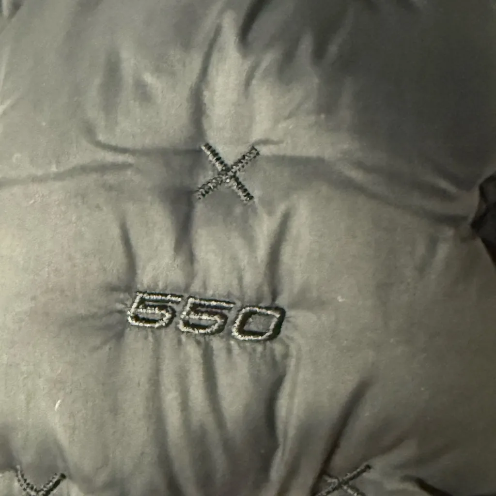 THE NORTH FACE PUFFER JACKET WOMEN XS BLACK FULL ZIP HOLLADOWN CROP 550 DOWN - Image 11