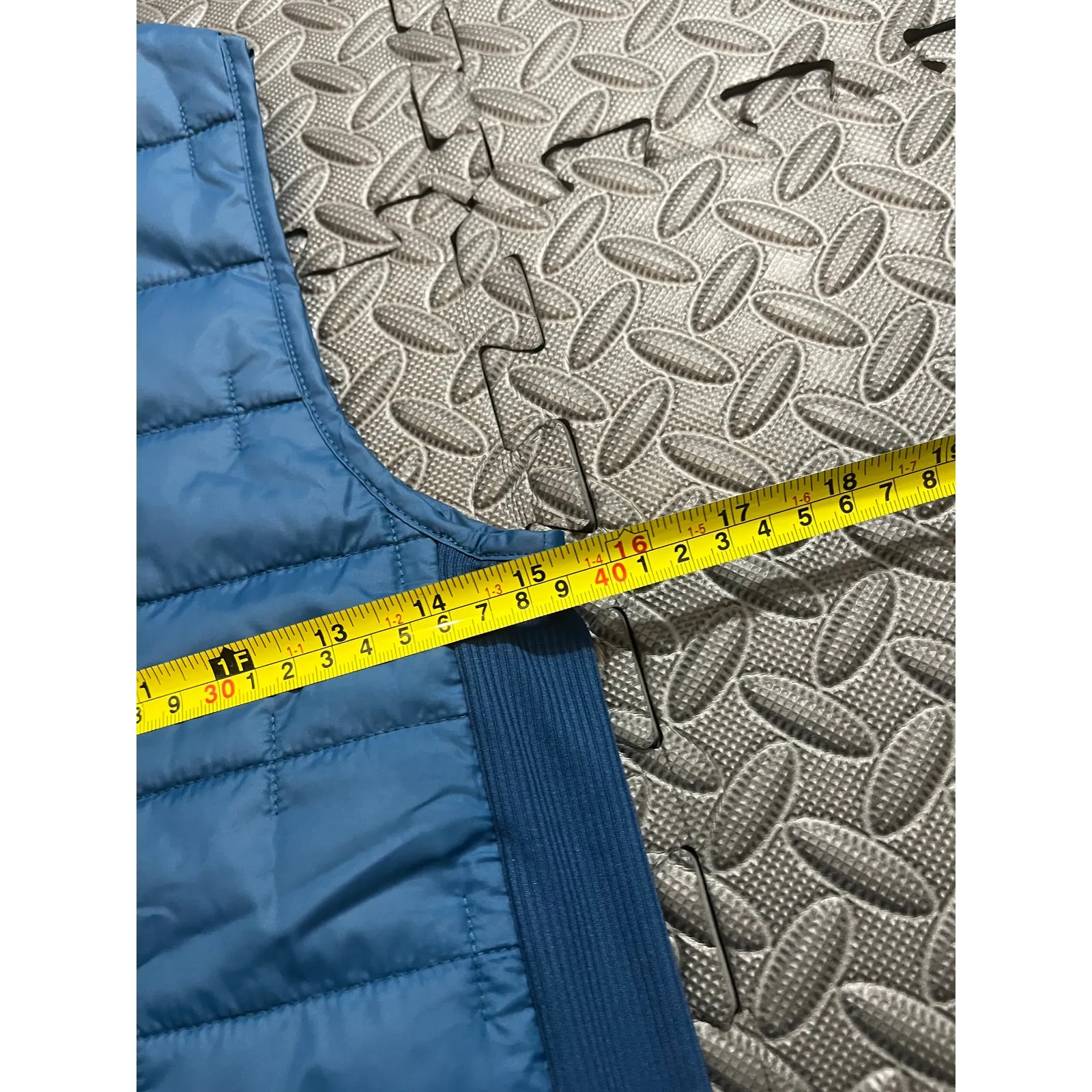 NIKE Therma-FIT Synthetic-Fill Running Puffer Vest Womens Size‎ XS Blue Golf - Image 8