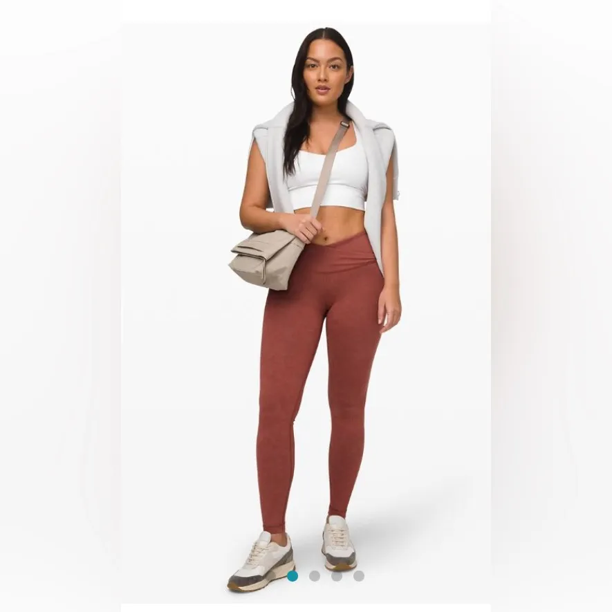 Lululemon Always On High-Rise Tight 28”  leggings Sky Wash print in Rustic Clay - Image 11