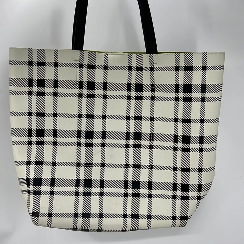 Plaid tote bag  - Image 4