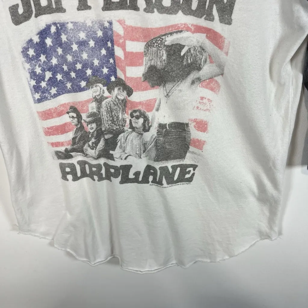 Junk Food Jefferson‎ Airplance Ringer the Retro t - Image 2