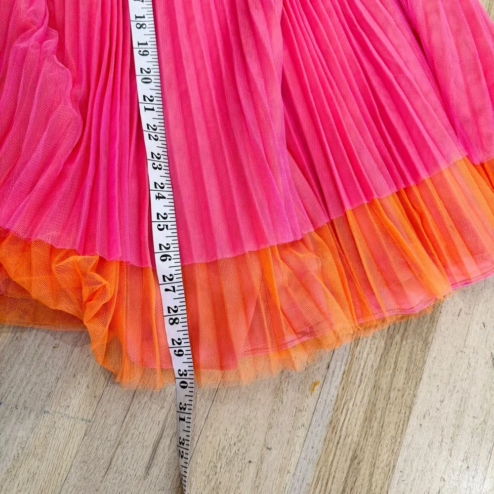 AMUR Tate Halter Mini Tulle Dress in Pinky/Orange NWT - Image 10
