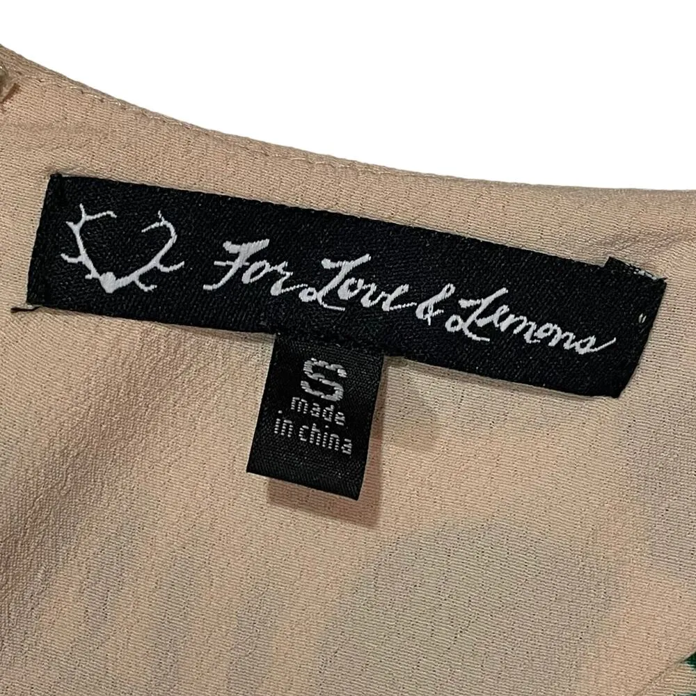 For Love & Lemons Pina Colada Romper - Tropical Print - Small - Image 10