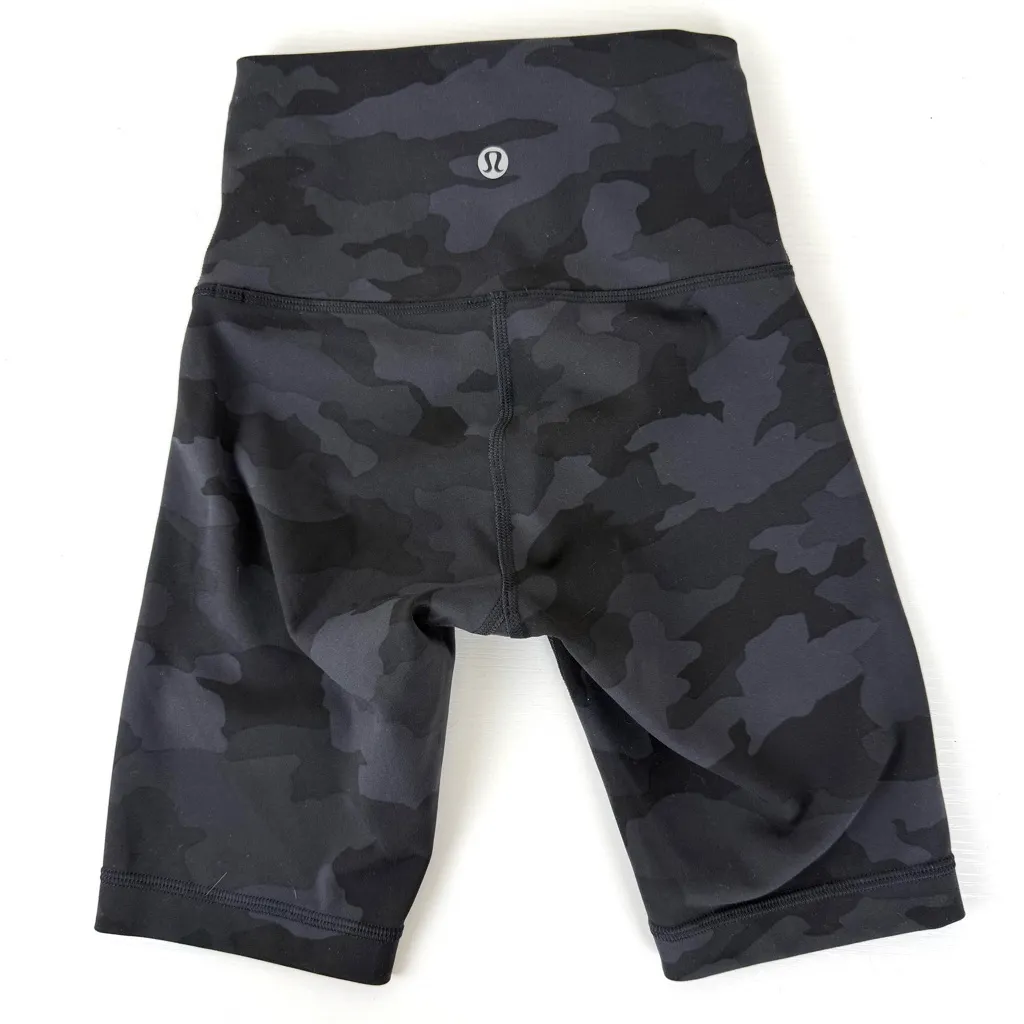 Black Camo Women's Shorts - Image 2