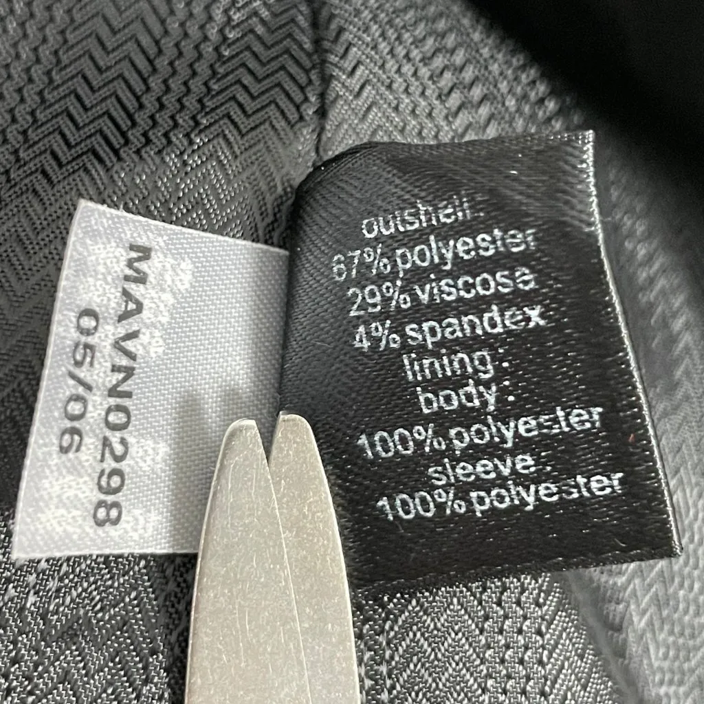 The Limited Blazer Women Black Tailored Size 4 Stitching Detail Interview Career - Image 10