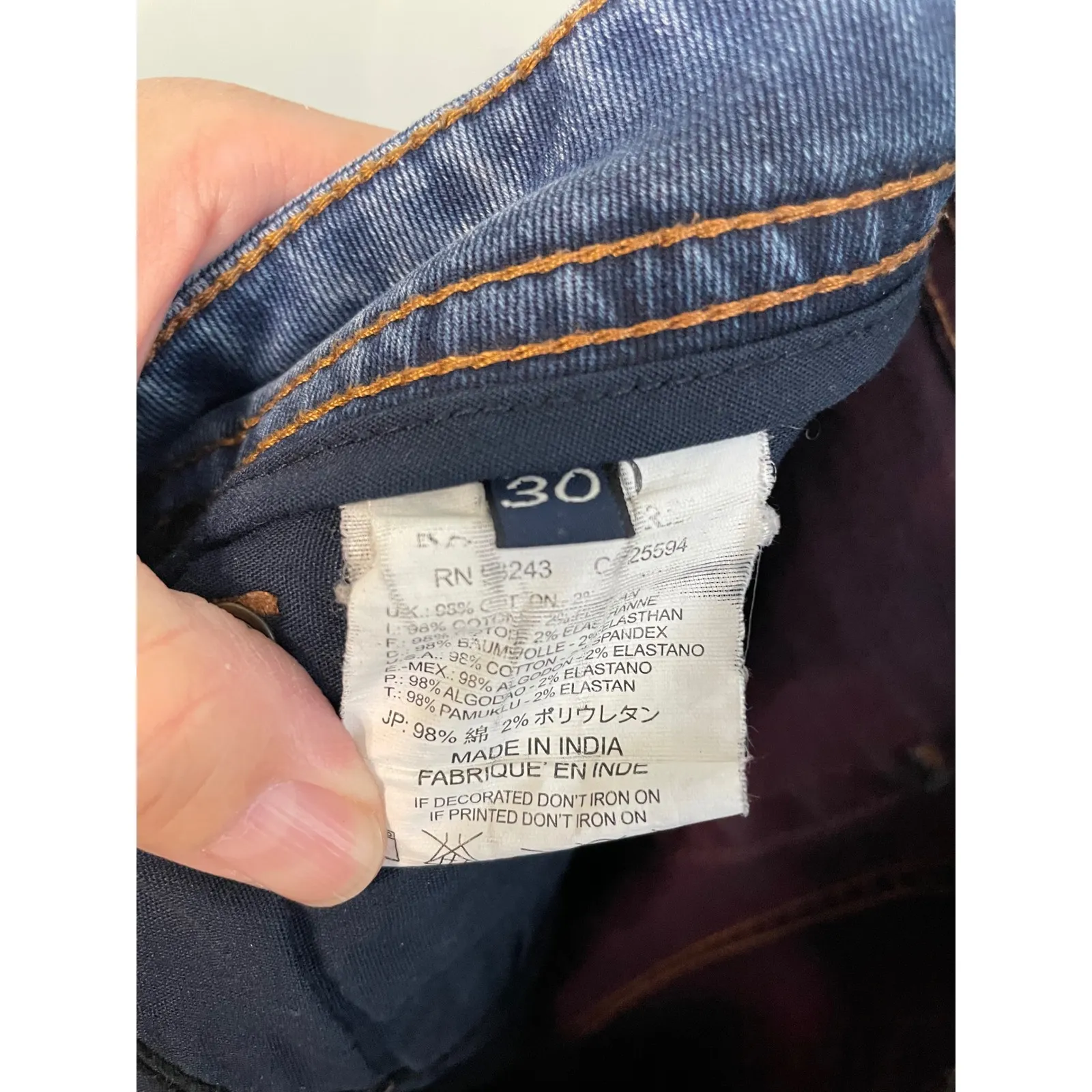 Denim Supply Ralph Lauren Womens Distressed Skinny‎ Jeans Size 30 - Image 8