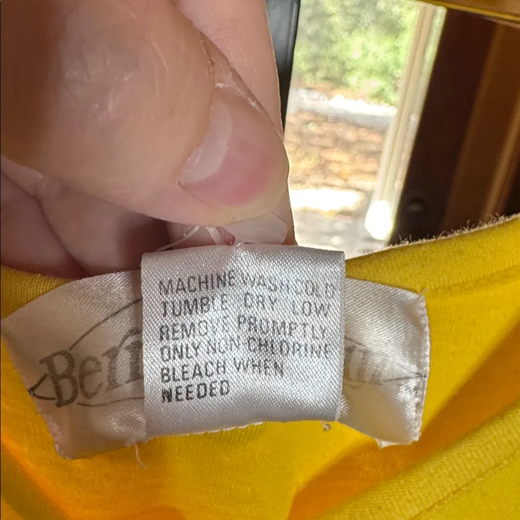 Vintage Bermuda Run Bright Sun Yellow Jumpsuit Size Large - Image 4