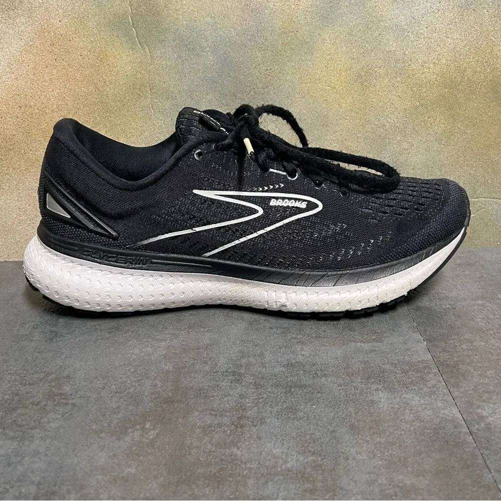 Brooks Glycerin 19 Women's Black/White Running Shoes Size 8.5B - Image 8