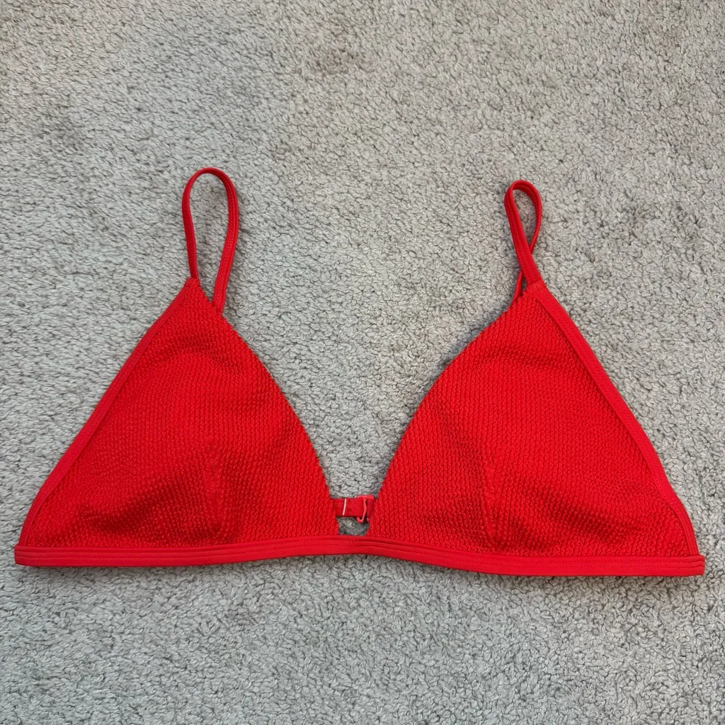 Good American‎ Always Fits Perfect Fit Bikini Top Bright Poppy Red 4 / XL - Image 5