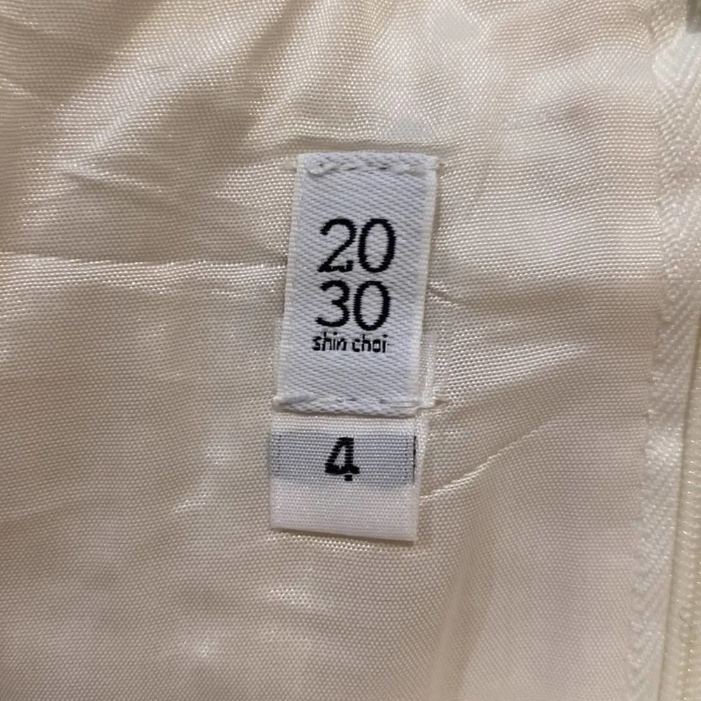 Shin Choi Skirt Set Lace Floral Midi Cottagecore Pleated Cotton Cream EUC Sz 4 - Image 14