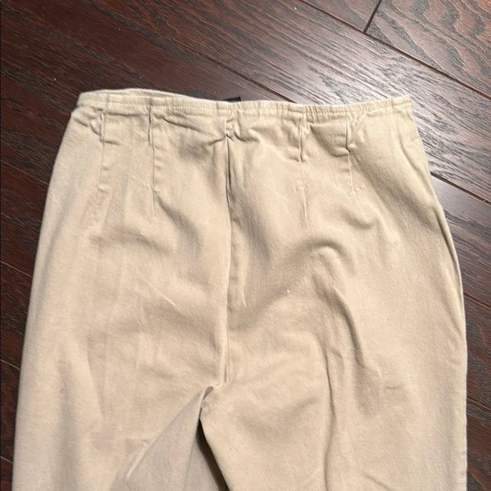 Moda international vintage tan pants size 6 - Image 5