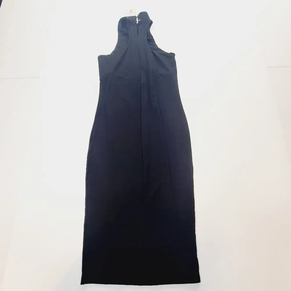 HATCH The Maternity Body Halter Dress in Black XS - Image 14