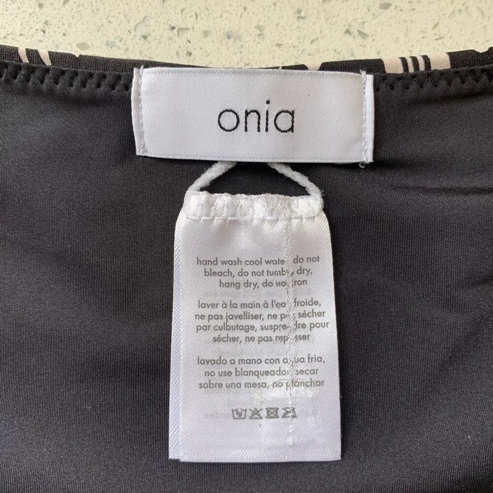 NWT Onia Sabrina High Waist Geo Bikini Bottoms XL - Image 8