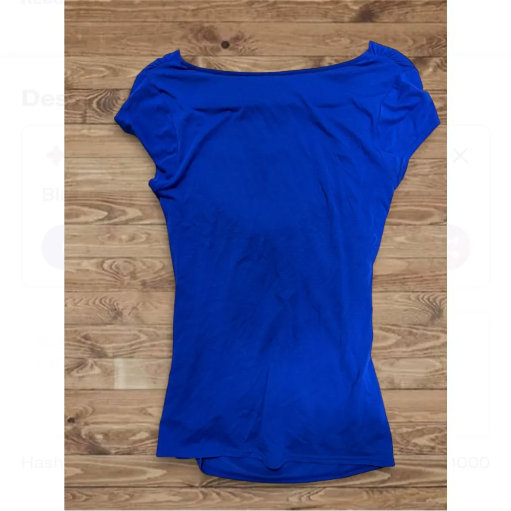 Pink Republic Cobalt Blue Short Sleeve Tee - Image 3